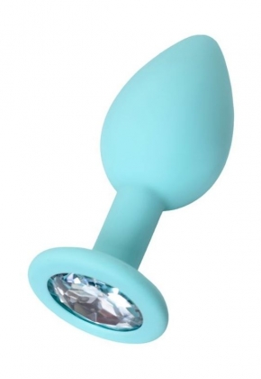 Brilliant Anal Plug beyaz kristalli 7 cm 26 g